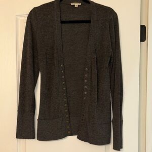 Zenana Outfitters Dark Gray Cardigan